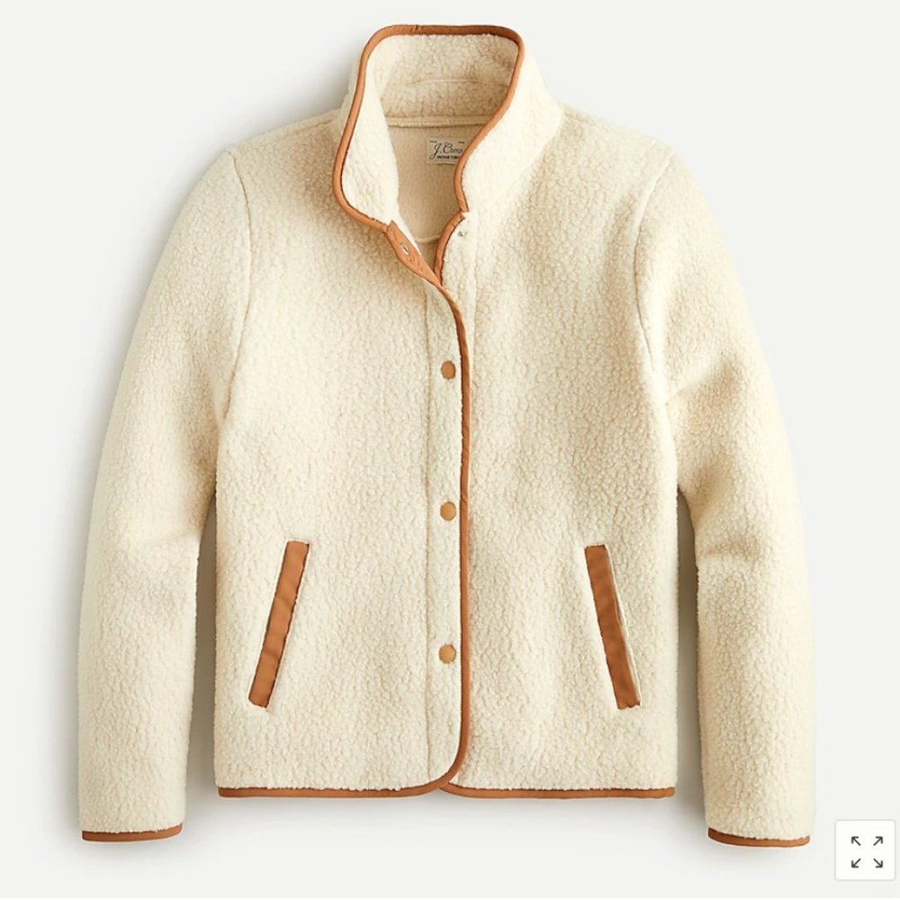 J. Crew Polartec® sherpa fleece jacket